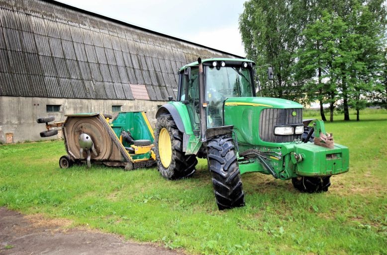 Zāles mulčēšanas pakalpojums